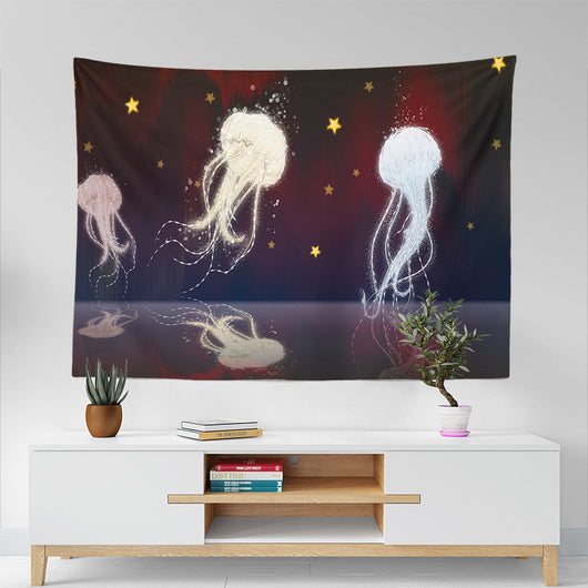 Tapiz Decorativo Nórdico con Estampado Vivo para Dormitorio - Image 3