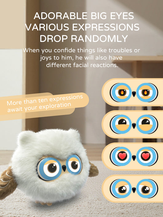 Búho Peluche Inteligente con IA - Juguete Interactivo Educativo para Niños - Image 2