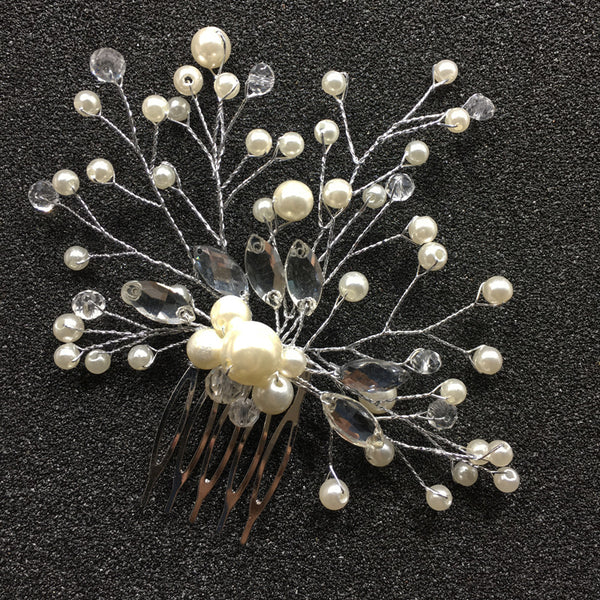 Peineta de Novia con Perlas – Accesorios de Boda Premium - Image 3
