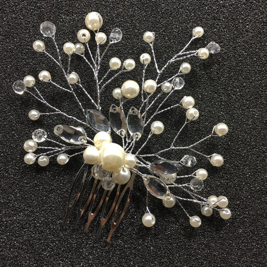 Peineta de Novia con Perlas – Accesorios de Boda Premium - Image 3