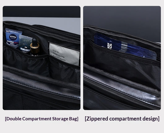 Neceser de Viaje Hombre con 3 Compartimentos - Organizador de Aseo Multifuncional - Image 21