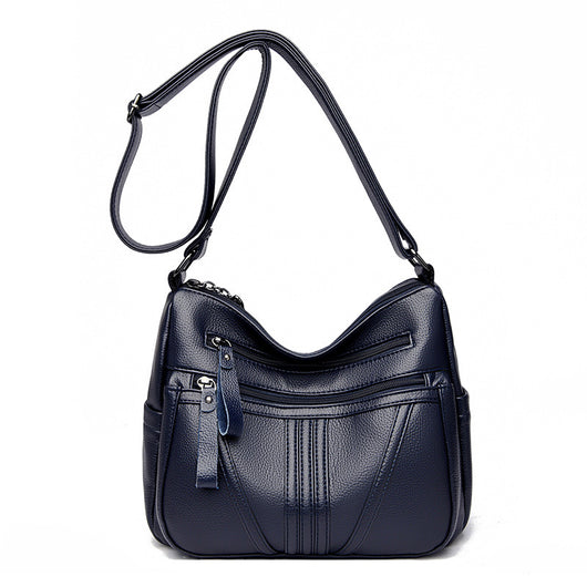 Bolso Mensajero de Cuero Genuino Estilo Minimalista - Image 5