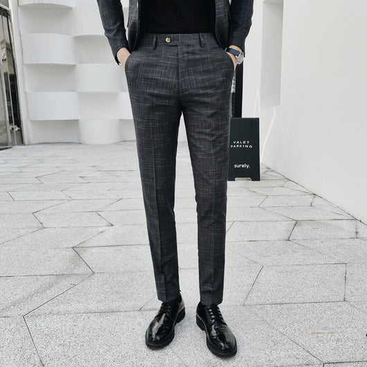Pantalones Rectos Elegantes para Hombre - Estilo Casual y Ejecutivo - Image 8