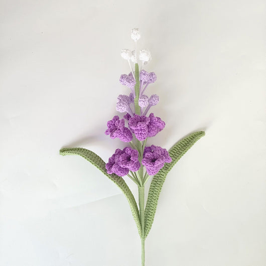 Ramo de Jacinto de Uva Tejido a Mano - Flores Artificiales Acabadas - Image 9