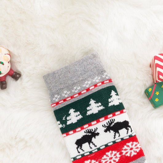 Calcetines Navideños a Juego para Familia - Diseño Jacquard Corto - Image 44