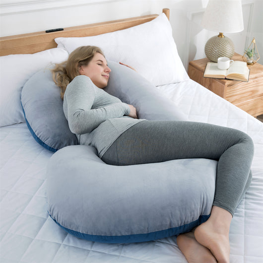 Almohada Maternidad en Forma de C - Almohada Corporal Completa para Embarazo - Image 4