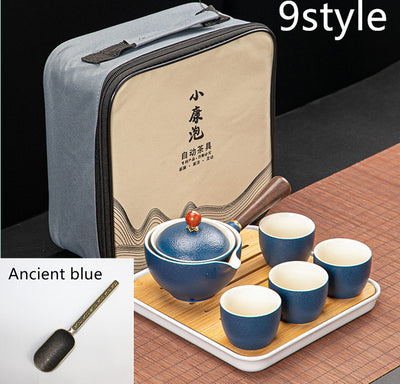 Juego de Té Xiaoyao con Tetera Giratoria 360° - Image 23
