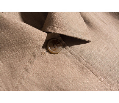 Abrigo Trench Coat de Algodón y Lino con Solapas Holgadas para Mujer - Image 19