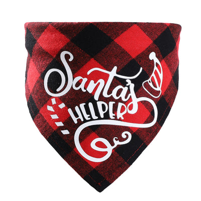 Pañuelo Triangular Navideño para Mascotas - DIY Babero Absorbente para Perros - Image 8