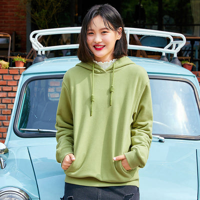 Sudadera Mujer Otoño Invierno Hoodie Suelta Terciopelo Plus - Image 11