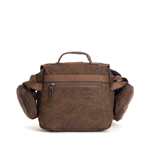 Bolsa Bandolera de Lona para Hombre - Maletín Retro Casual Crossbody - Image 3