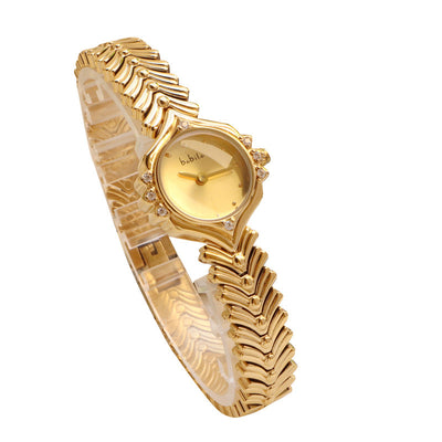Reloj de Cuarzo para Mujer con Cadena de Bambú - Image 5