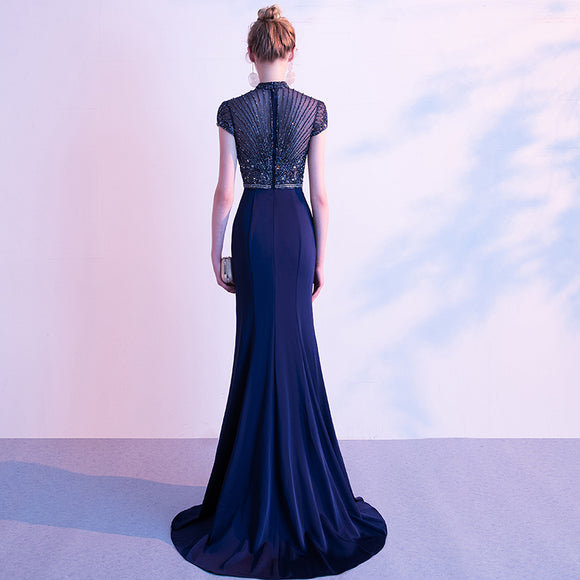 Vestido de Noche Diamante para Mujer - Elegancia Banquete