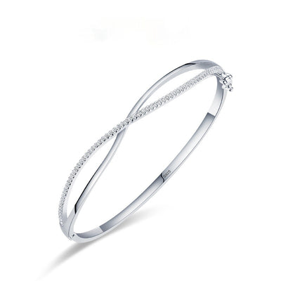 Pulsera de Plata Esterlina 925 con Diamantes y Cierre Ajustable - Diseño Elegante - Image 5