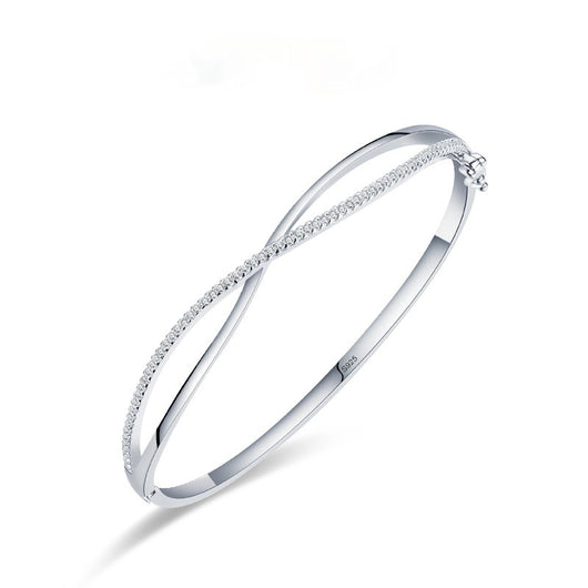 Pulsera de Plata Esterlina 925 con Diamantes y Cierre Ajustable - Diseño Elegante - Image 5