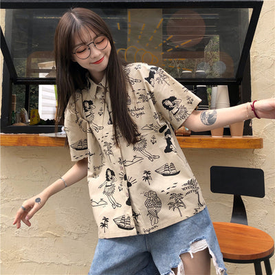 Playera Anime Kawaii Harajuku para Niñas Manga Corta Verano - Image 8