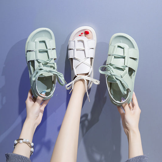 Zapatos Deportivos Planos de Verano para Mujer - Diseño Romano
