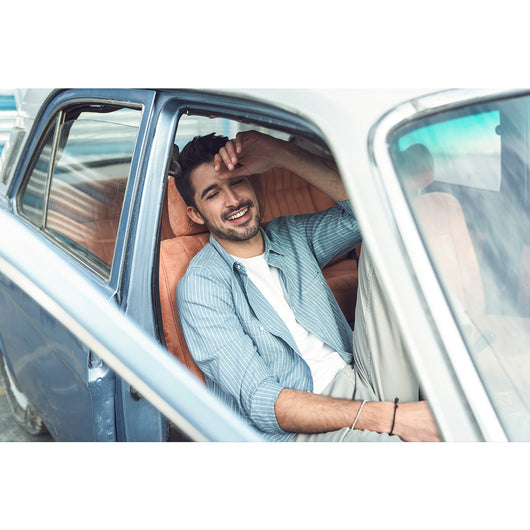 Camisa Casual con Bolsillo de Rayas Azules - Image 9