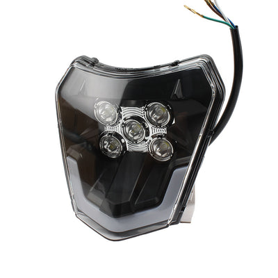Faro LED de Motocicleta con Luces de Circulación Diurna de 5 Lámparas - Image 3