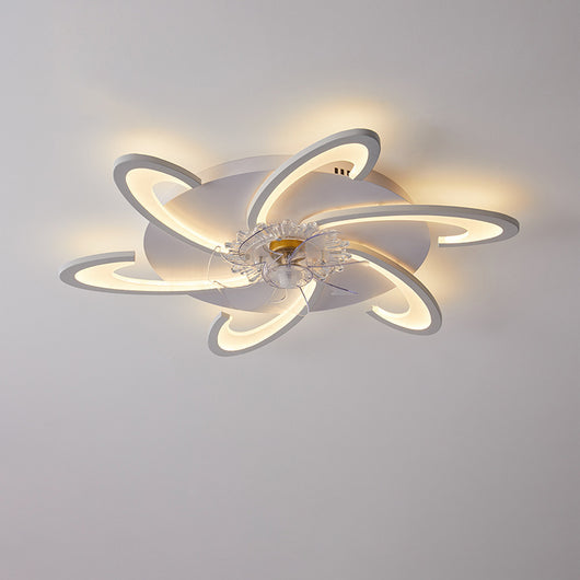 Lámpara de Techo Silenciosa con Ventilador para Dormitorio y Sala - Image 34