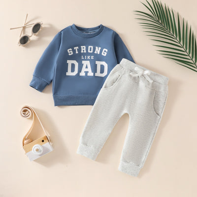 Conjunto Térmico: Suéter de Dos Piezas con Pantalón Largo de Algodón
