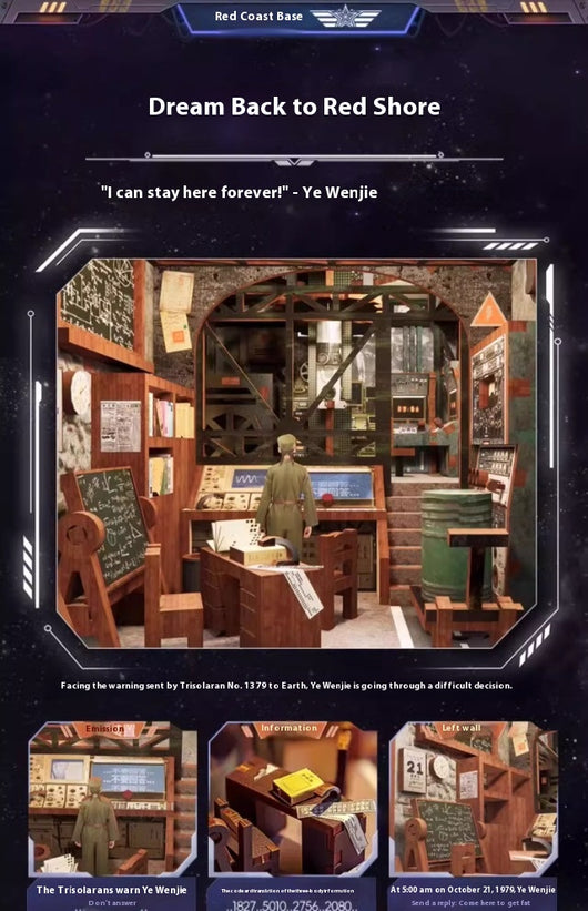 Miniatura de Cabaña Artesanal - Modelo 3D Armable con Soporte para Libros - Image 9