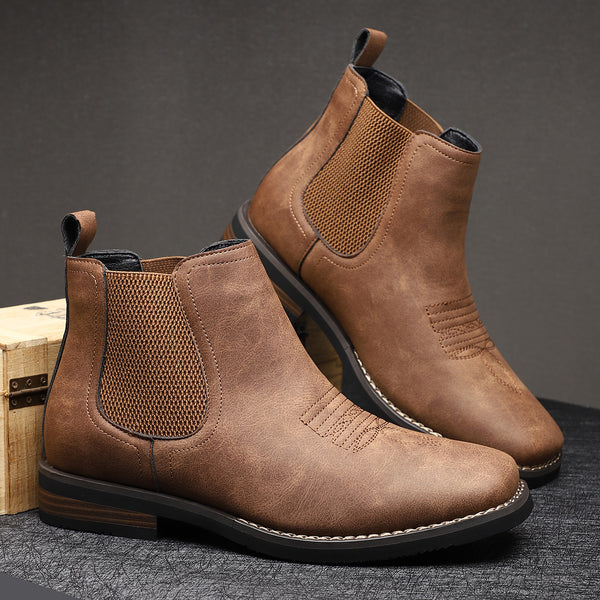 Botas Martin Casuales Estilo Británico para Hombre - Otoño e Invierno