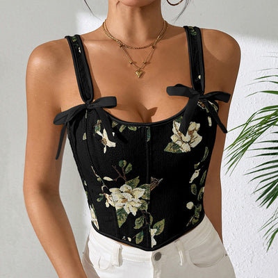 Chaleco Vintage Floral Estilo Europeo y Francés - Image 14