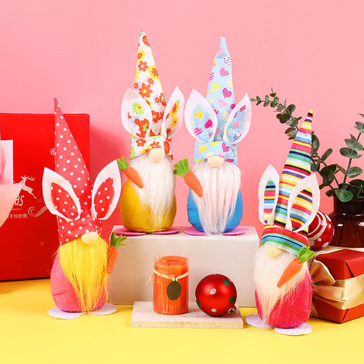 Muñeca Decorativa Conejo y Zanahoria para Pascua - Adorno de Ventana y Hogar - Image 18