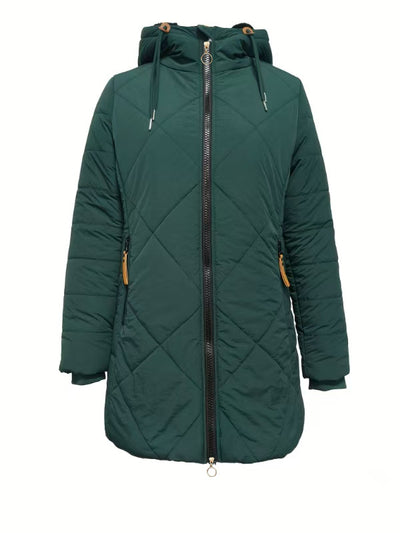 Chaqueta Acolchada de Algodón Estilo Europeo y Americano para Mujer - Image 9
