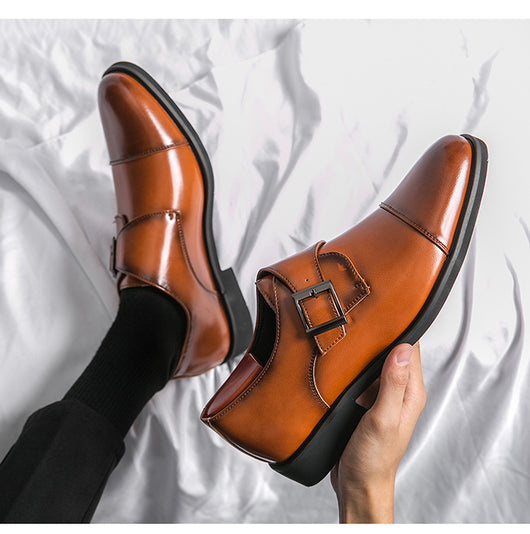 Zapatos de Tacón Bajo Estilo Británico Moderno - Image 10