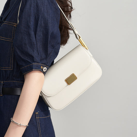 Bolso Bandolera de Cuero Genuino para Mujer