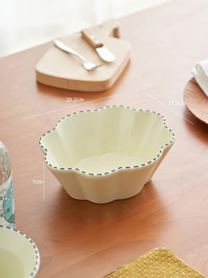 Tazón de Cerámica Blanca Premium para Mesa Moderna - Image 12