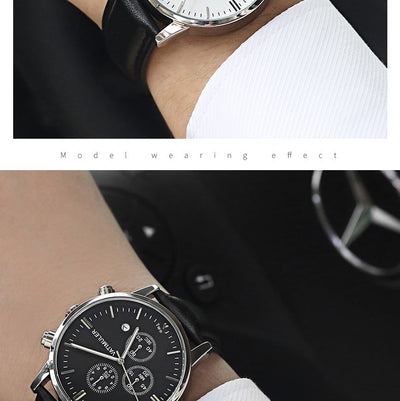 Reloj Empresarial Multifunción Estilo Coreano para Hombre - Image 17