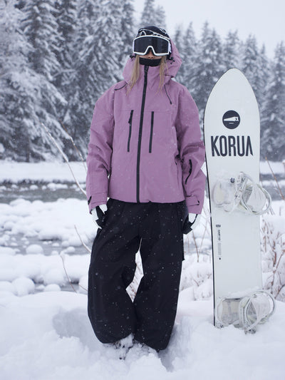 Chaqueta de Snowboard Impermeable y Transpirable con Adhesivo de Presión Total - Image 10
