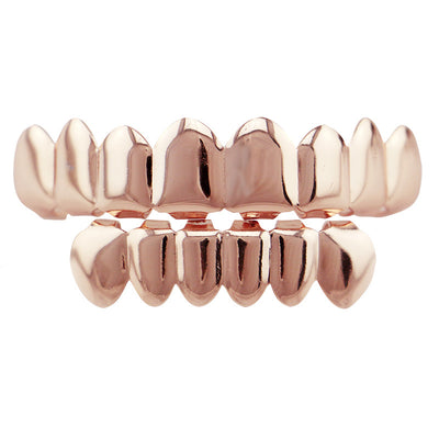 Frenos Dentales Hip Hop Chapados en Oro 18K para Hombre y Mujer - Image 7