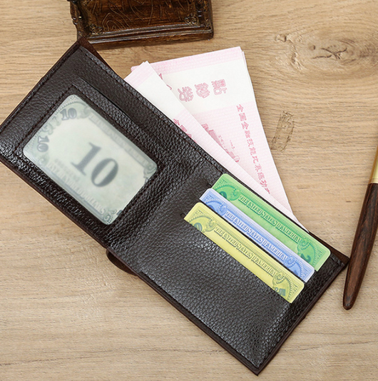 Cartera de Tarjetas Cuadriculada para Hombre - Diseño Clásico - Image 15