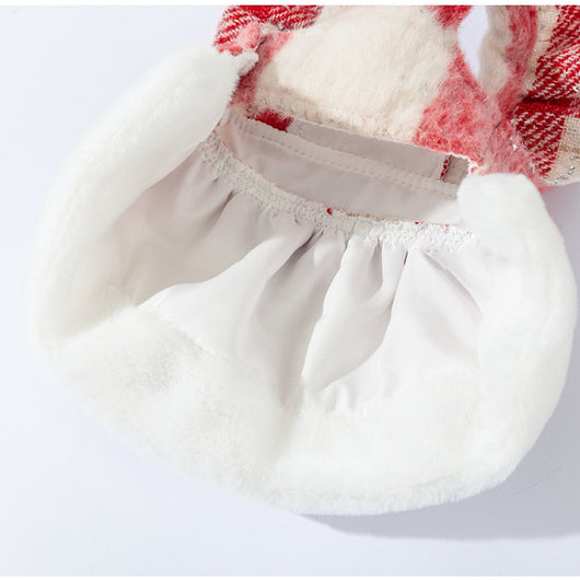 Vestido Navideño Cálido para Perro Bichón - Ropa de Invierno para Mascotas - Image 5