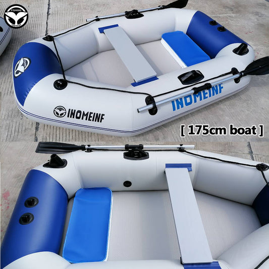 Bote Inflable con Fondo Rígido Reforzado y Motor - Kayak Versátil - Image 2