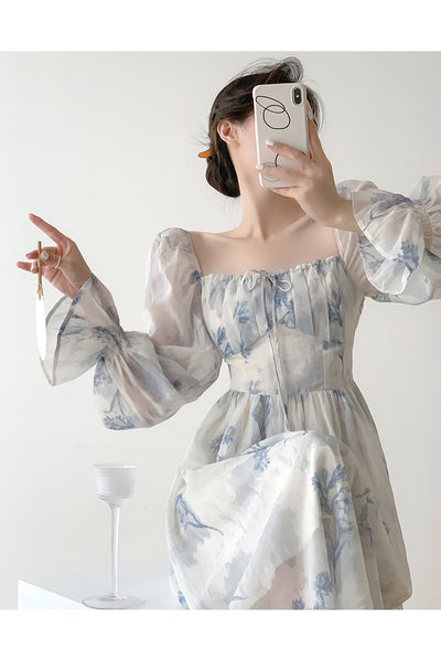 Vestido Estampado Floral Delicado con Toque Mágico - Image 10