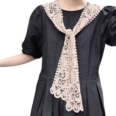Cuello Tejido Crochet Desmontable - Falso Cuello Elegante - Image 9