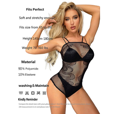 Traje de Baño Enterizo con Diseño de Red - Estilo Europeo y Americano - Image 34