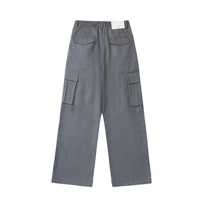 Pantalones Casuales Holgados de Pierna Ancha para Hombre - Image 4