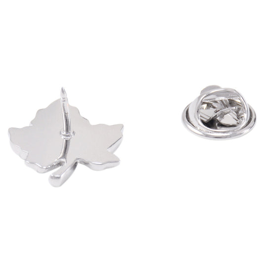 Broche de Plata con Hoja - Alfiler de Cuello Elegante - Image 2