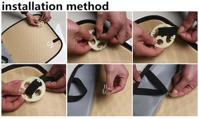 Cojines Universales para Asiento de Auto en Lino - Antideslizantes Cuatro Estaciones - Image 27