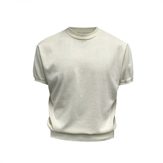Playera Ajustada Deportiva de Algodón Pima - Cuello Ribeteado para Hombre - Image 7