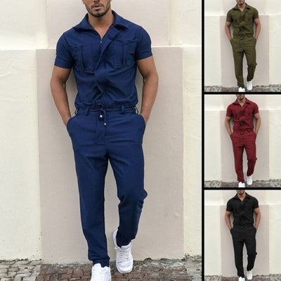Pantalón Casual Suelto Hombre - Conjunto de Una Pieza - Image 13