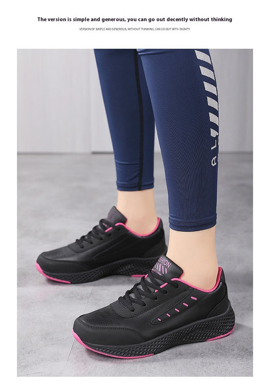 Tenis Casuales para Mujer Punta Redonda Suela Plana Cómodos - Image 14