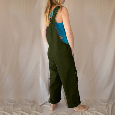 Overol Cargo Multibolsillos para Mujer - Estilo Casual - Image 8