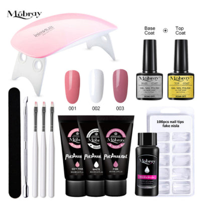 Set Completo de Manicura Profesional con Pegamento Extendido y Herramientas - Image 15